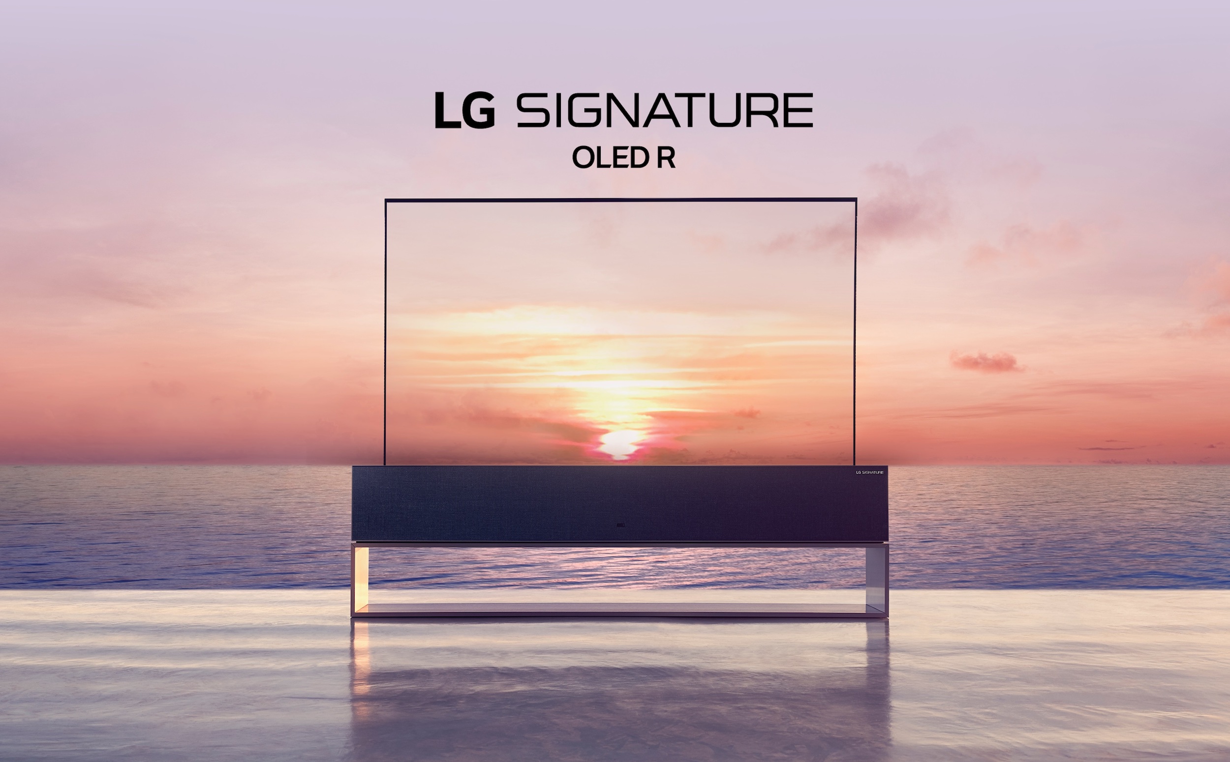 Lg Oled R Gif חברת LG משיקה בישראל את Signature OLED R - הטלוויזיה הנגללת הראשונה
