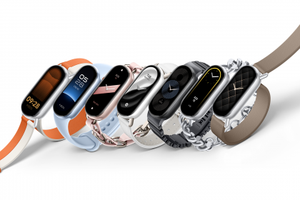 Xiaomi Smart Band 9 in 5 COLORWAYS.