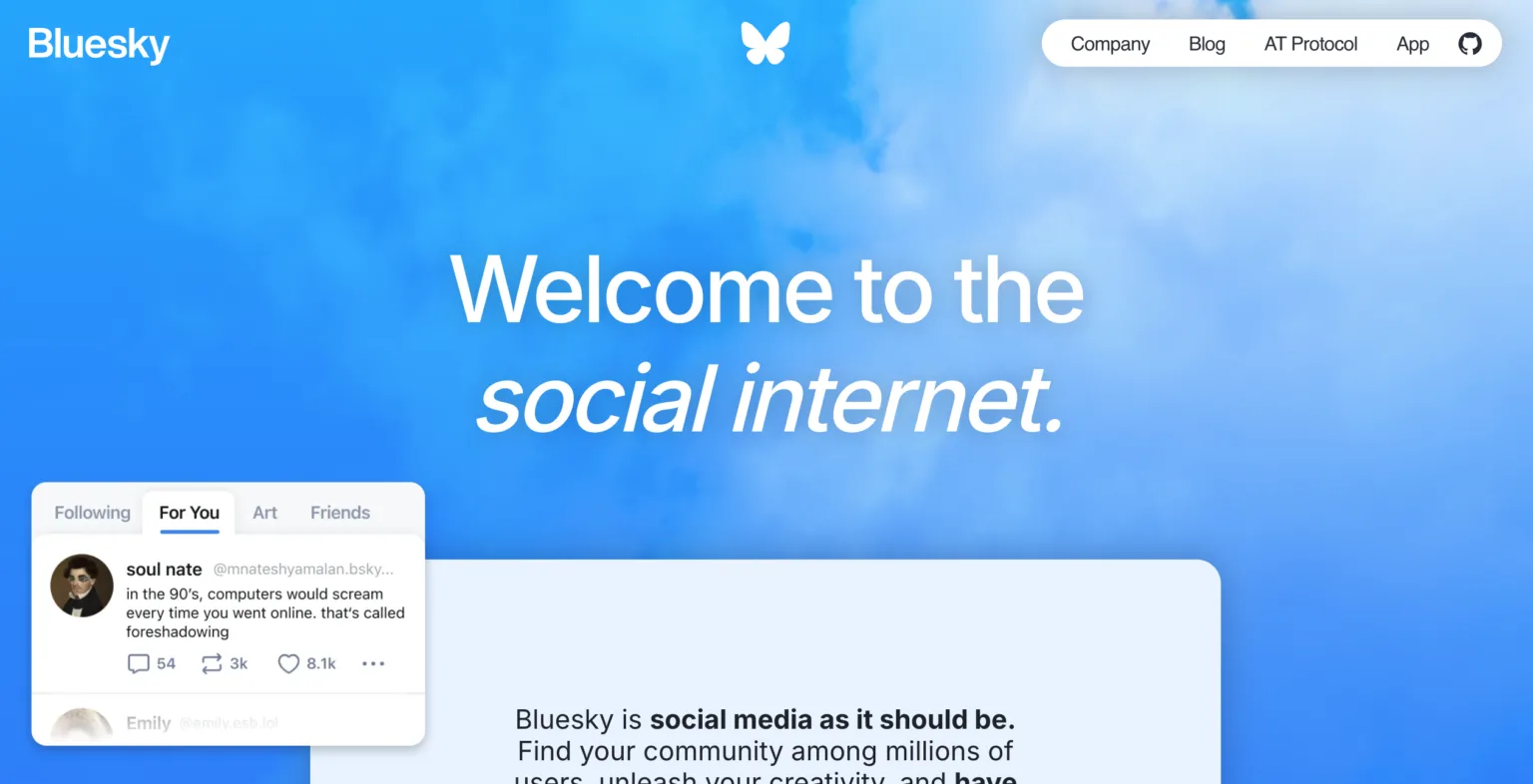 bluesky social network