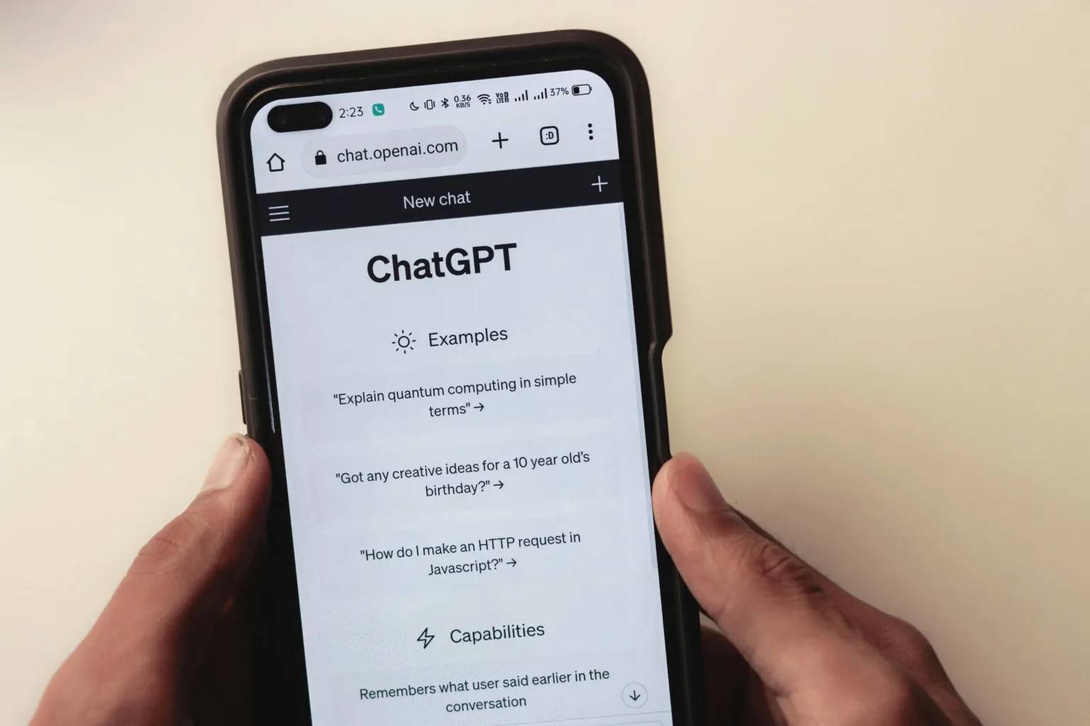 ChatGPT phone