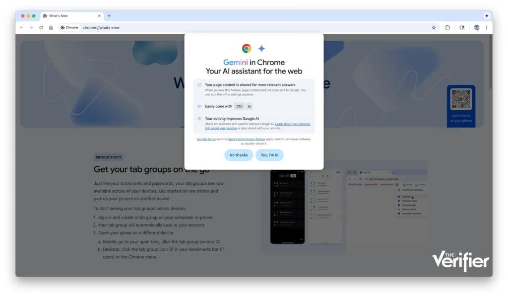 Gemini Chrome