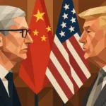 tim cook & donald trump
