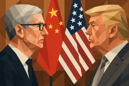 tim cook & donald trump