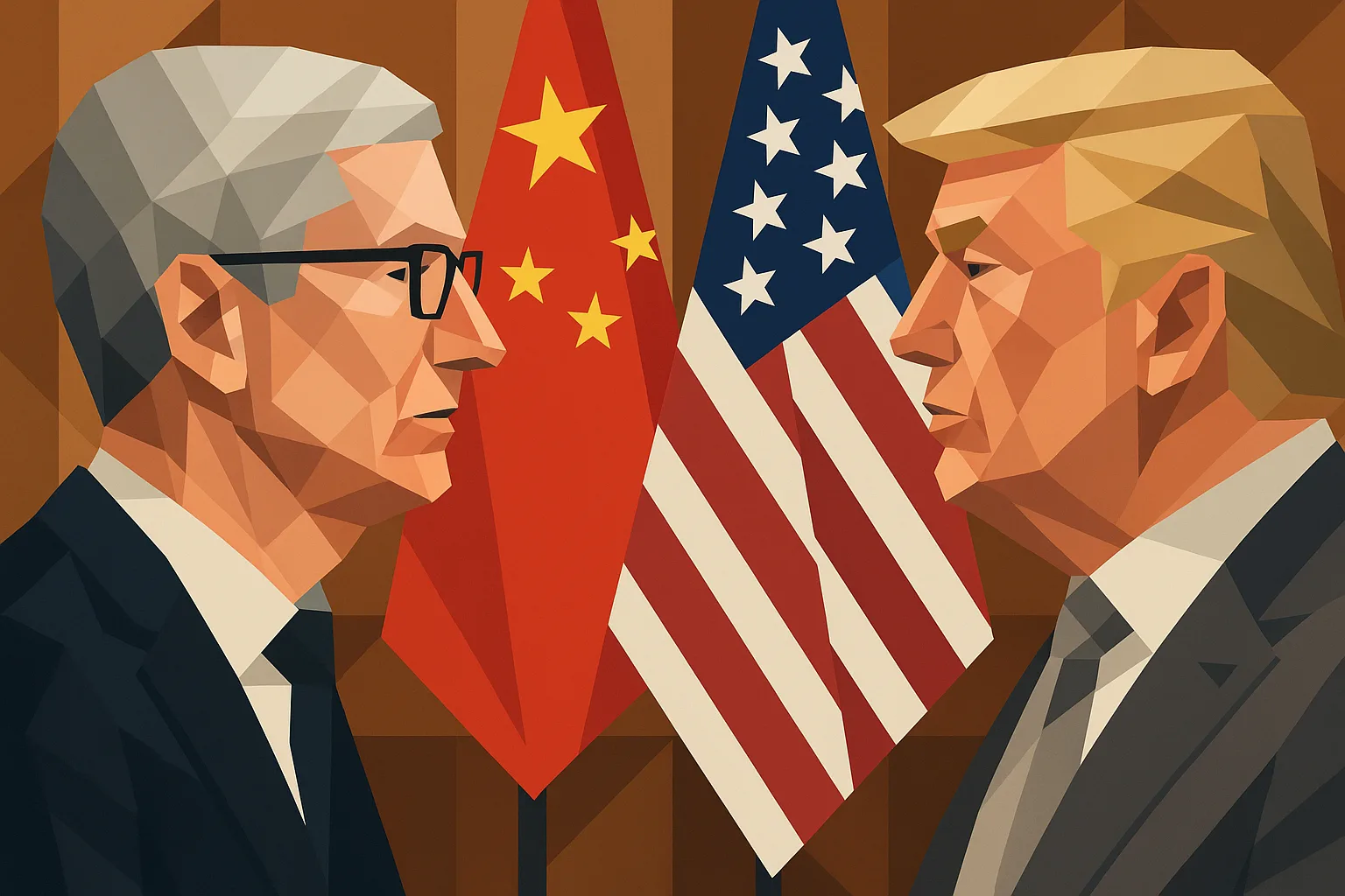 tim cook & donald trump