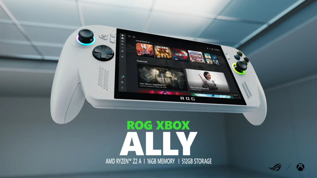 ROG Xbox Ally / תמונה: מיקרוסופט - ASUS