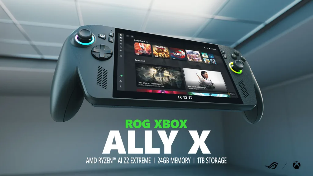 ROG Xbox Ally X / תמונה: מיקרוסופט - ASUS
