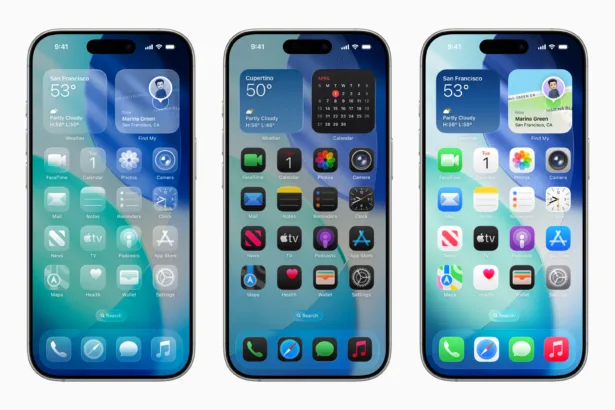 Liquid Glass iOS 26 | תמונה: אפל