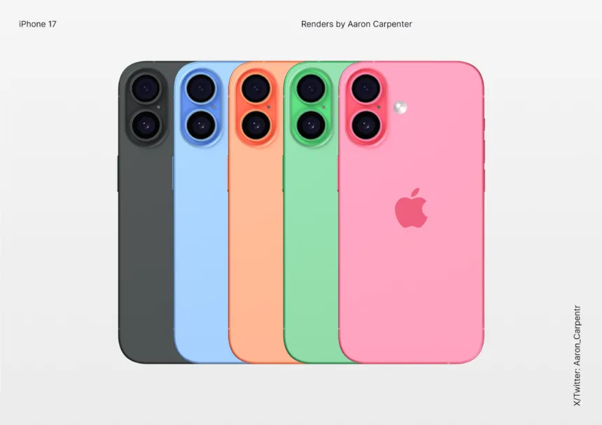 iPhone 17 \ תמונה: Aaron Carpenter X