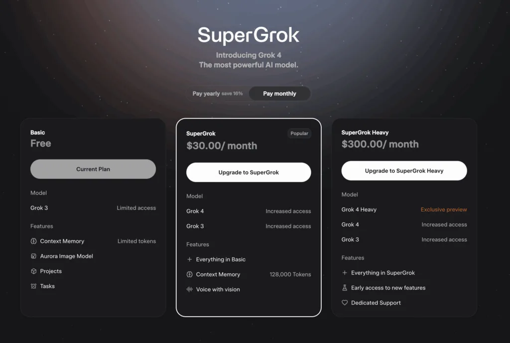 Grok 4 | תמונה: צילום מסך