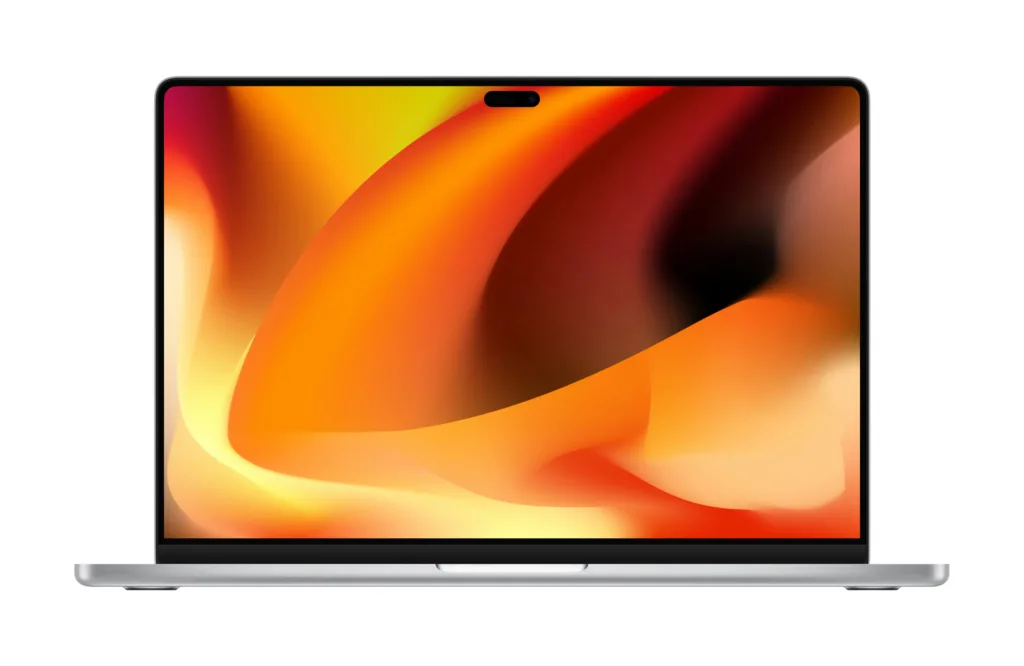 MacBook Pro OLDE עם האי הדינמי | תמונה: AppleHub