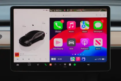 CarPlay בטסלה | תמונה: רשת, שימוש על פי סעיף 27 א'
