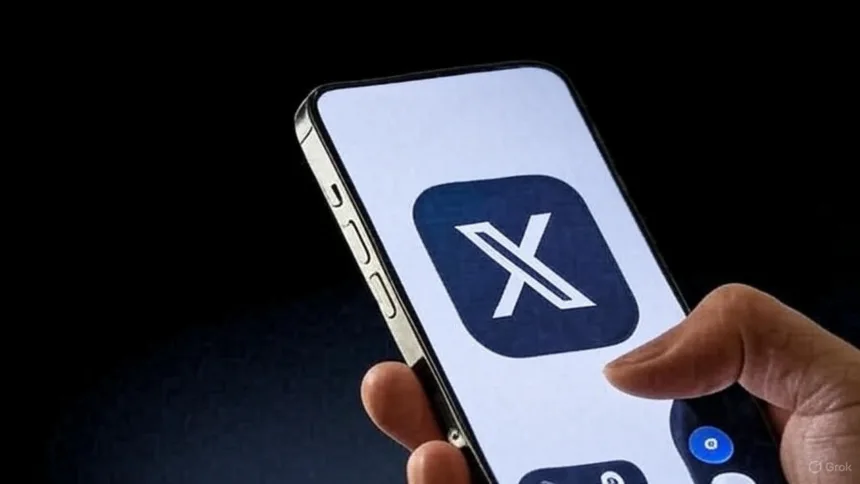 הרשת החברתית X | תמונה: גרוק AI