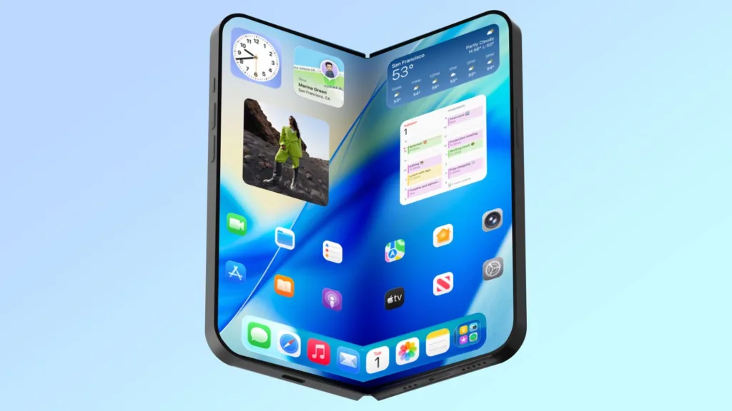 אייפון מתקפל | תמונה: MacRumors