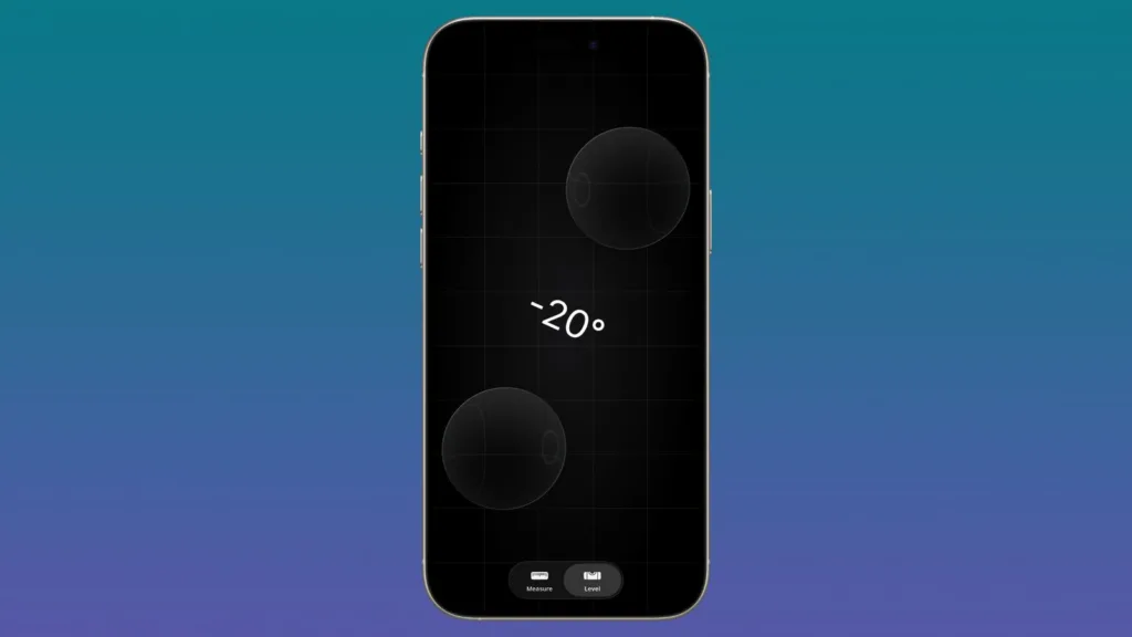 אפליקציית המדידה | תמונה: MacRumors