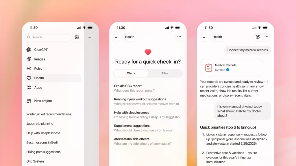 ChatGPT Health | תמונה: OpenAI