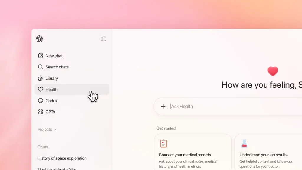 ChatGPT Health | תמונה: OpenAI