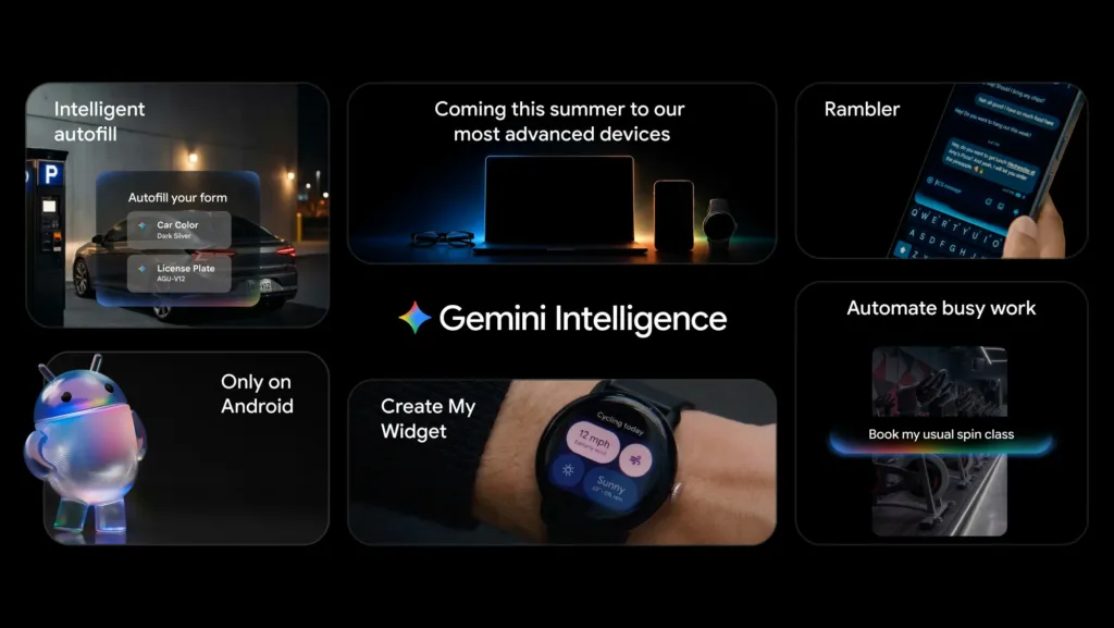 Gemini Intelligence | תמונה: גוגל