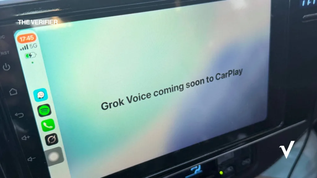 Grok ב-CarPlay | תמונה: עומר הדס