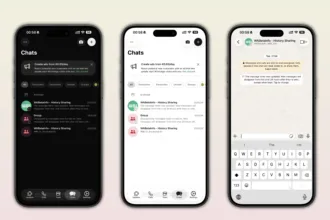 Liquid Glass ב-WhatsApp | תמונה: WABetainfo