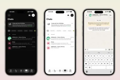 Liquid Glass ב-WhatsApp | תמונה: WABetainfo