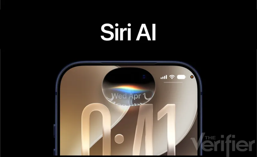 Siri AI | תמונה: אפל \ The Verifier