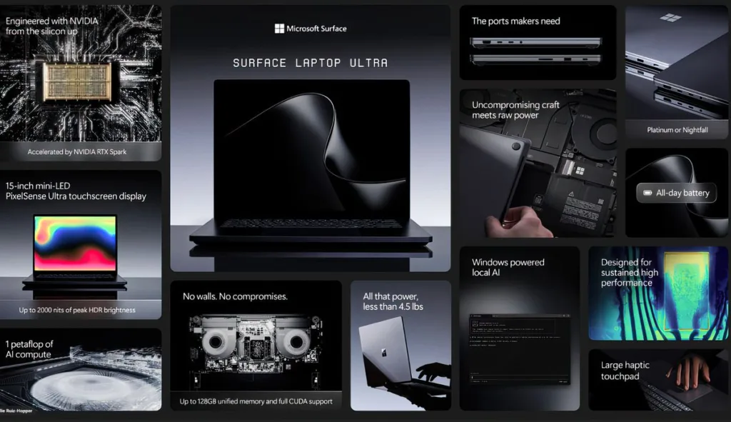 Surface Laptop Ultra | תמונה: מיקרוסופט