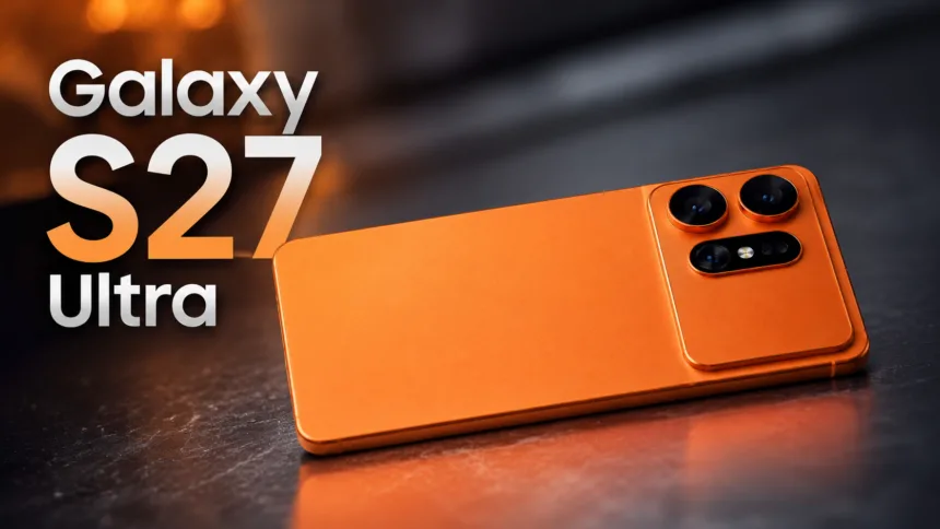 Galaxy S27 Ultra הדמיה