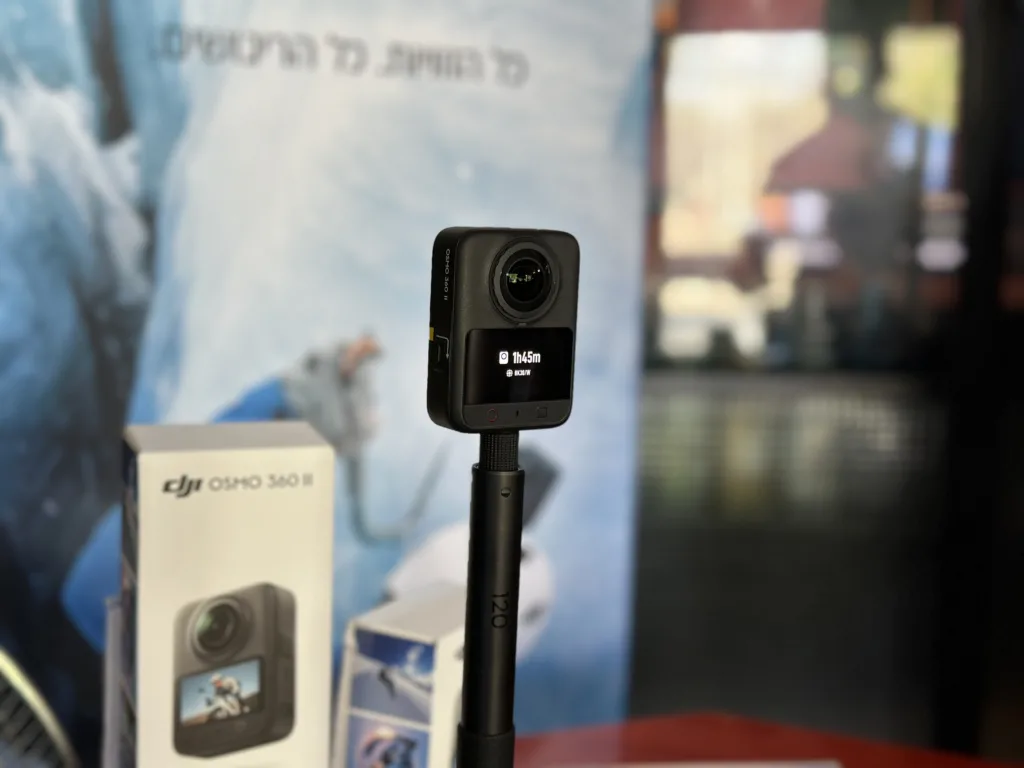 DJI Osmo 360 II | תמונה: אלדד מטמון, The Verifier