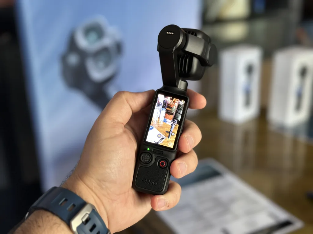 DJI Osmo Pocket 4P | תמונה: אלדד מטמון, The Verifier