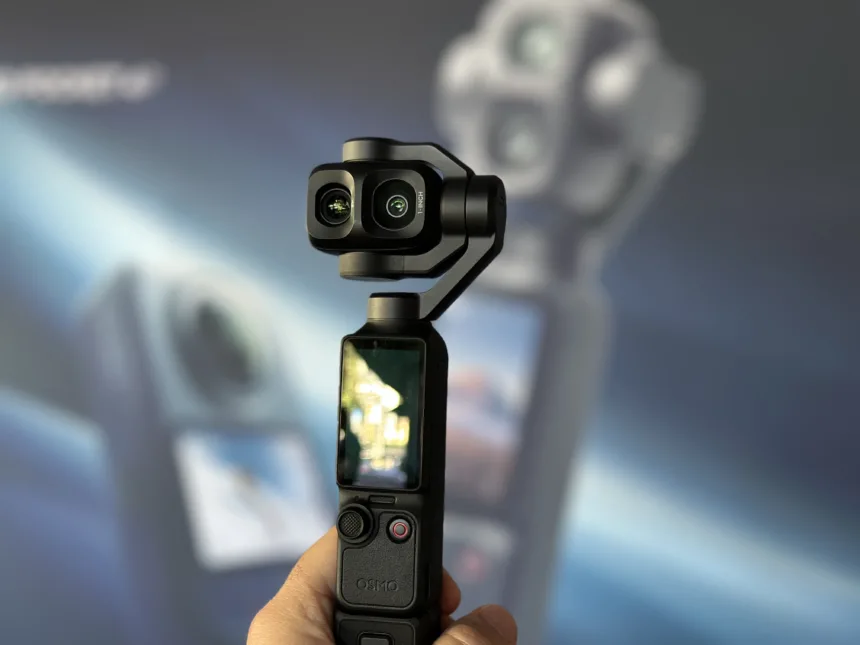DJI Osmo Pocket 4P | תמונה: אלדד מטמון, The Verifier