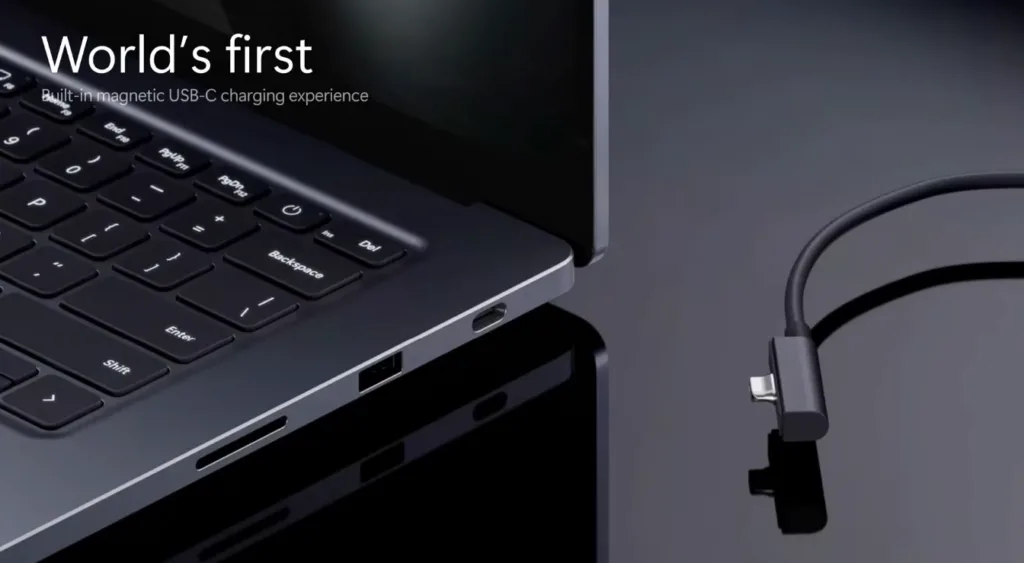טעינה באמצעות חיבור USB C מגנטי | תמונה: מיקרוסופט